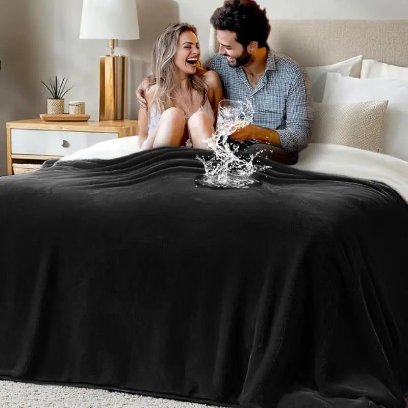Waterproof Throw Blanket – Reversible Bed & Sofa Cover