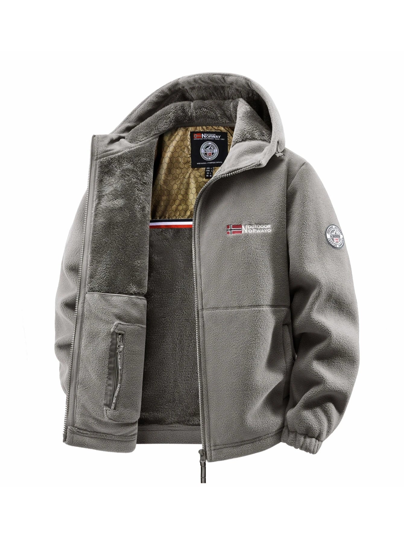 Men's Hooded Outdoor Fashion Jacket — Casual Windbreaker & Streetwear Jacket