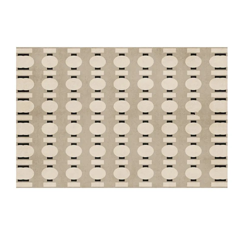 French Retro Checkerboard Plush Rug – Large Area Plaid Carpet for Bedroom & Living Room, 20 Styles & 10 Sizes