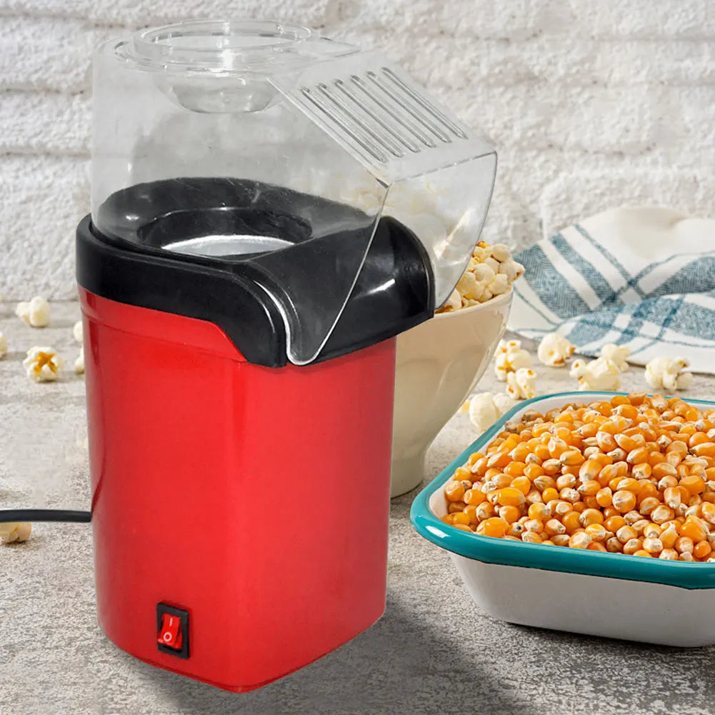1200W Hot Air Popcorn Maker – High Popping Rate Electric Popcorn Machine for Home