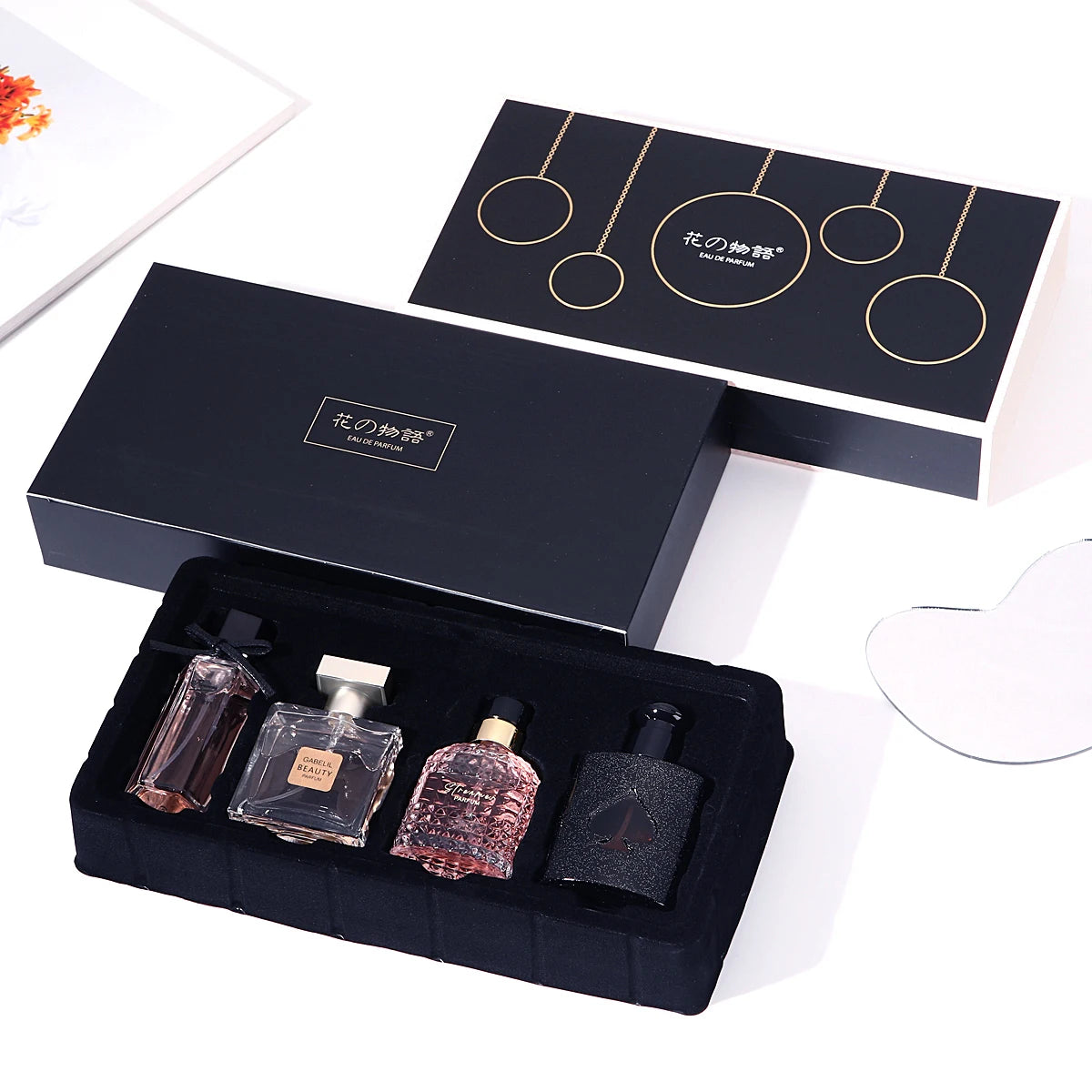 Women's Perfume 4-Piece Gift Set 105ml — Fresh Floral Eau de Parfum in Elegant Gift Box