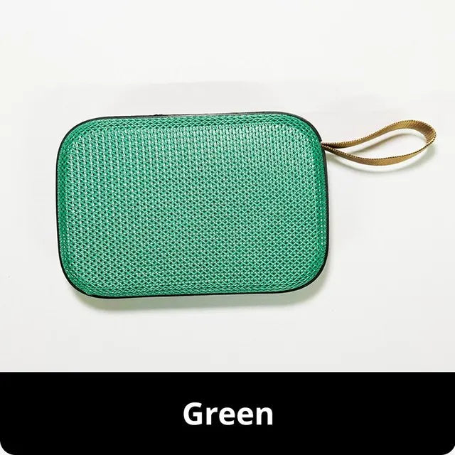 Big Sound. Small Package. — Portable Bluetooth 5.0 Mini Fabric Speaker | 3D Stereo HiFi, TF Card, FM Radio, Rechargeable, 5 Colors