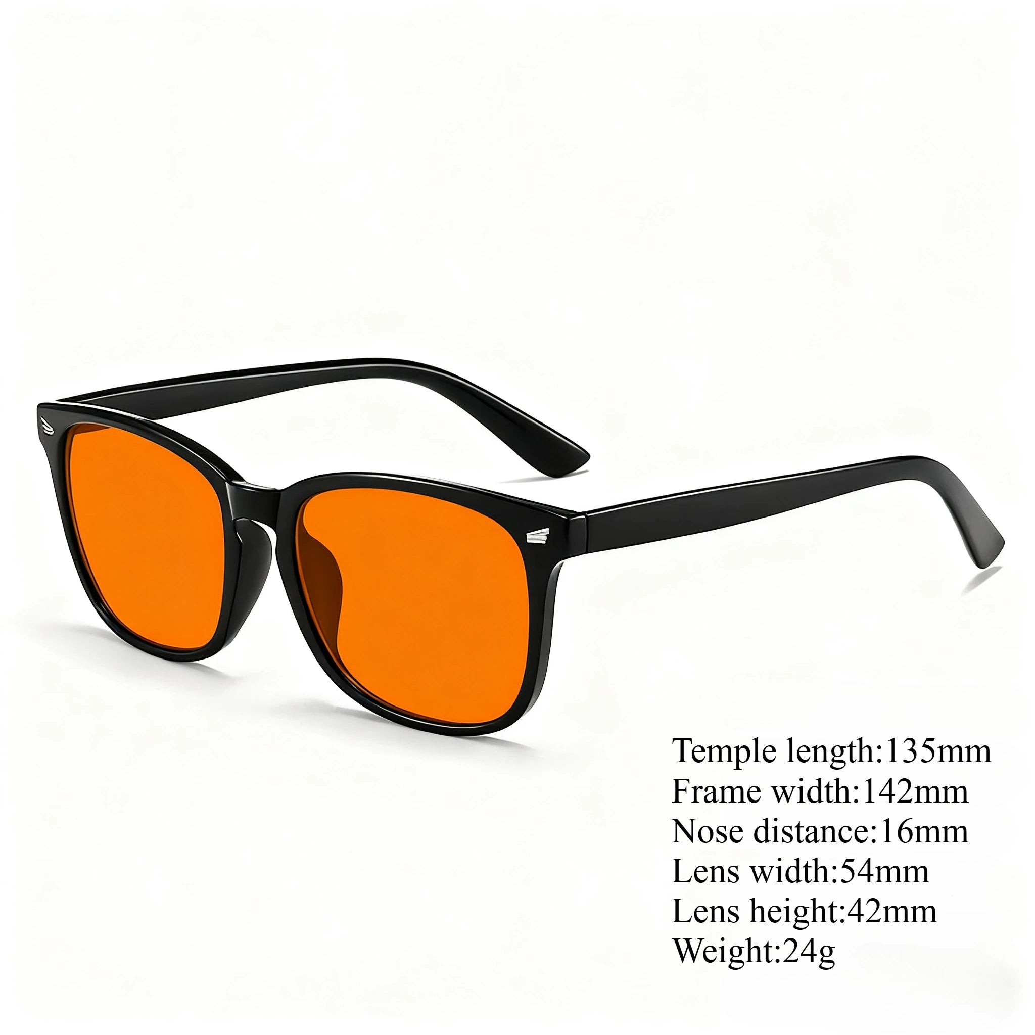 Blue Light Blocking Glasses — Red Lens Sleep & Gaming Glasses for Eye Strain Relief