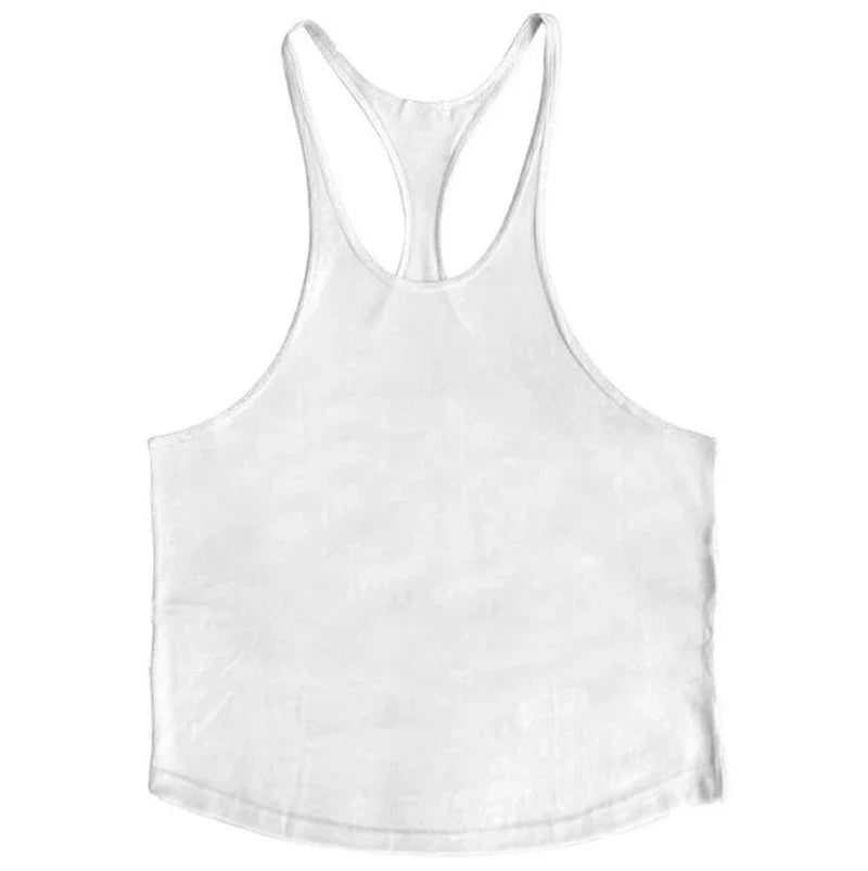 Men's Sleeveless Gym Stringer Tank Top — Bodybuilding Training Vest