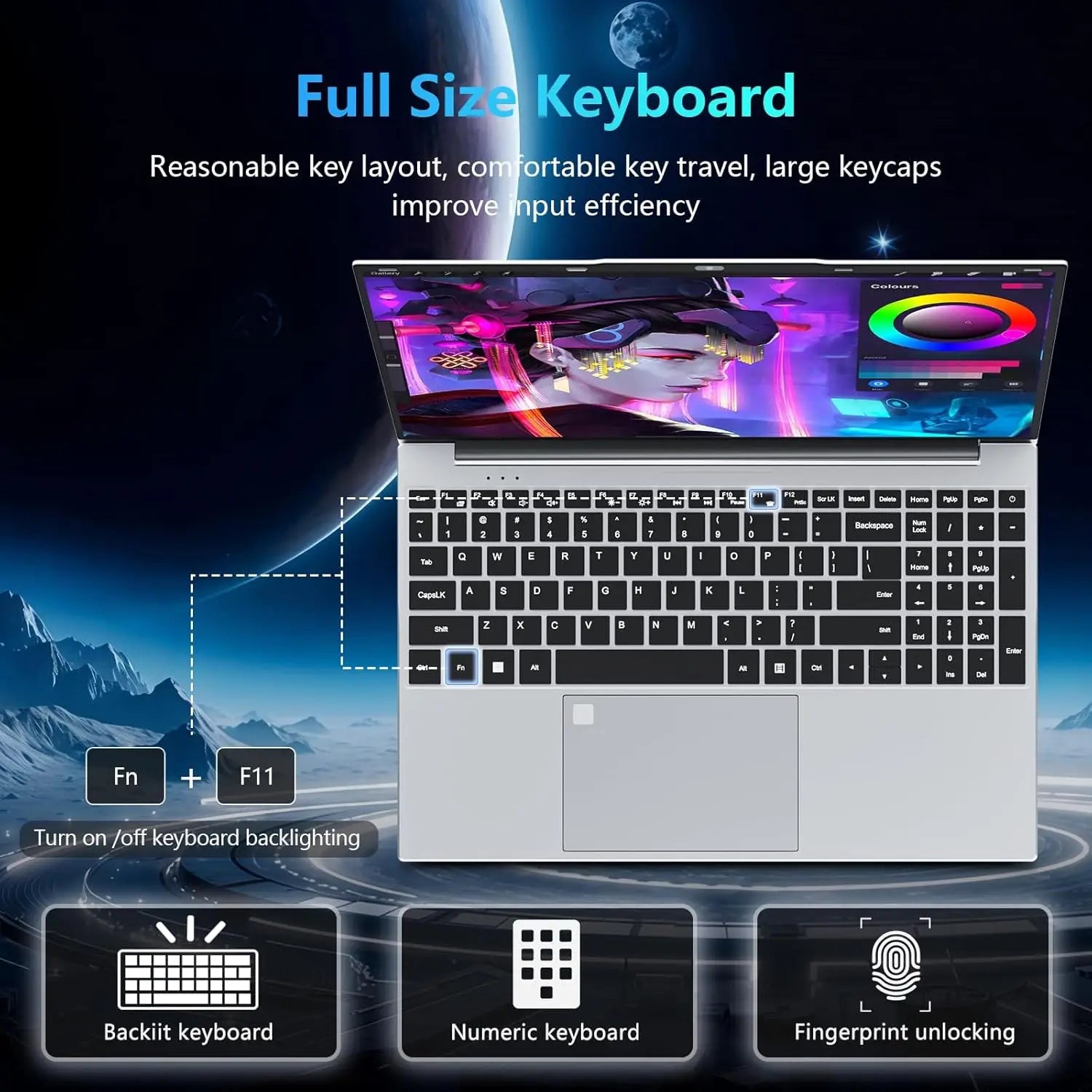 15.6" Ultra Slim Laptop – Intel Core i3-6100U, 16GB RAM, Up to 2TB SSD, Windows 11 Pro