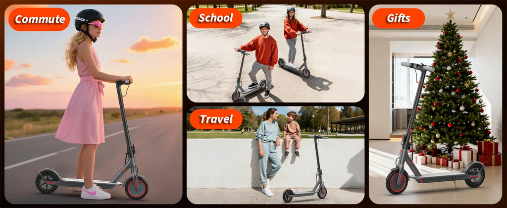 AOVOPRO ES80 Electric Scooter — 350W Motor, 19 MPH, 10.5Ah Battery, Smart App, Foldable