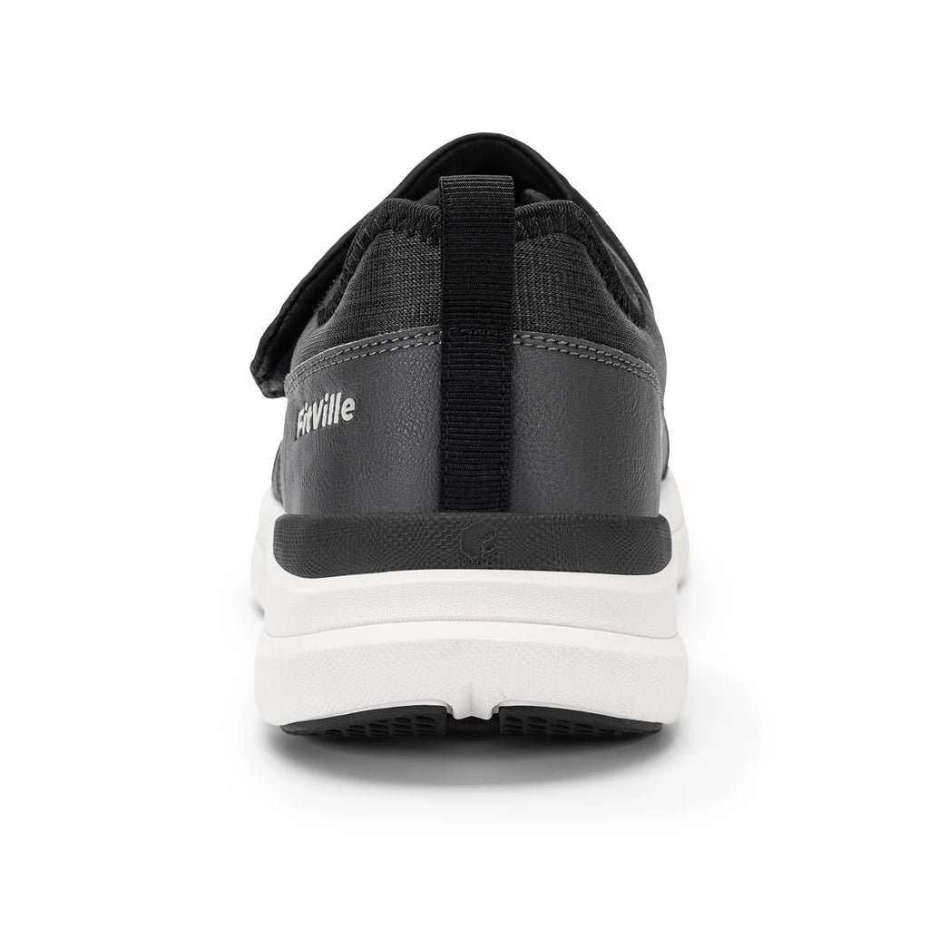 Men's Wide Diabetic Walking Shoes – Anti-Slip Easy-On Orthopedic Shoes for Elderly Foot Pain Relief & Swollen Feet