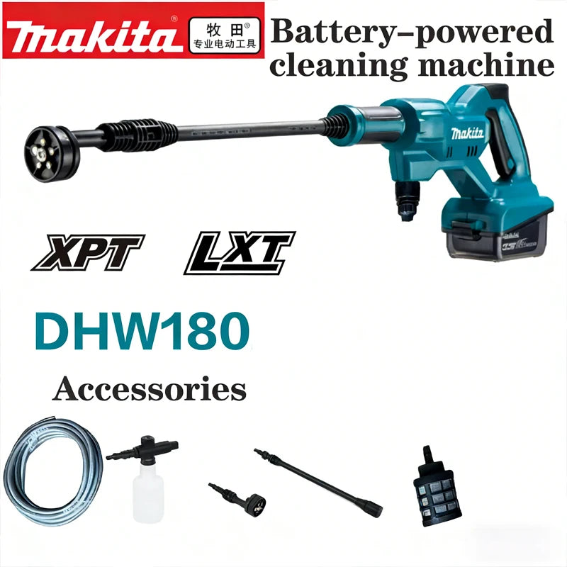 Makita DHW180 18V Cordless High Pressure Washer – Portable Battery-Powered Cleaning Tool