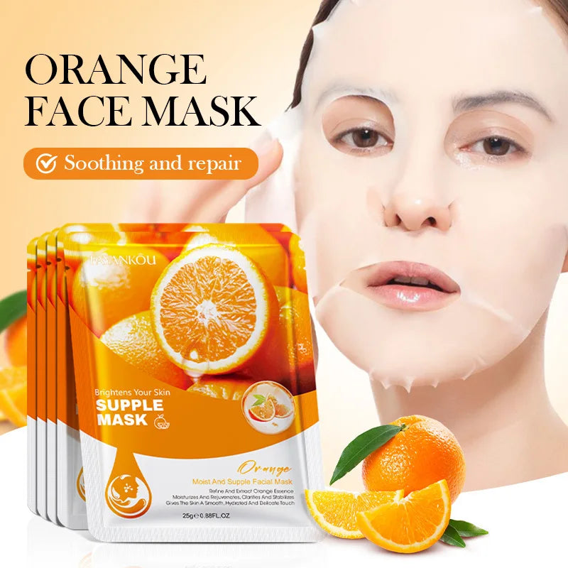 Fruit Facial Sheet Masks — Moisturizing 10 Pack