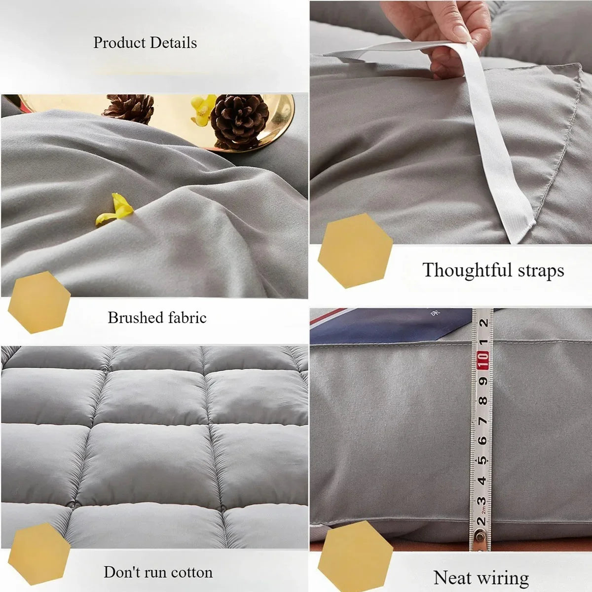 10cm Soft Folding Mattress Topper – Tatami Floor Bed, Breathable Skin-Friendly, Guest Use