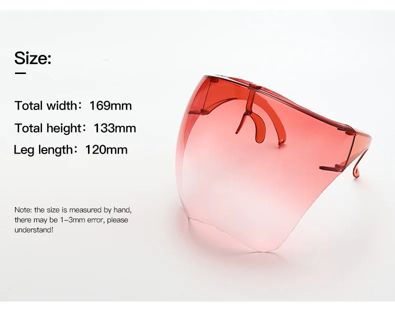 Full Coverage. Full Protection. — Full Face Sunglasses Mask & Goggles | Anti-Fog, UV400, Anti-Spray, Cycling & Outdoor, 11 Colors