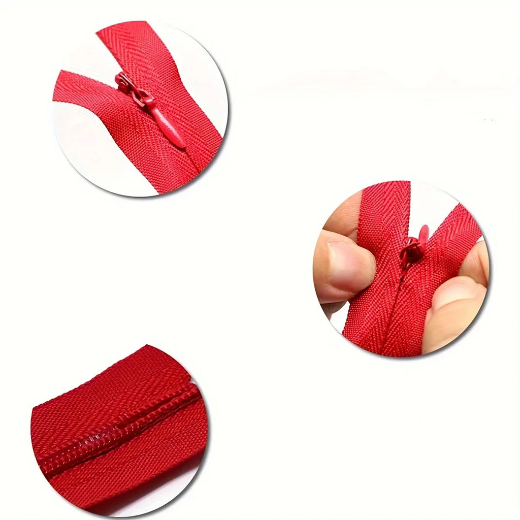 Invisible Zippers 5-Pack — Premium Hidden Zippers for Dresses, Pants & More (18cm–60cm)