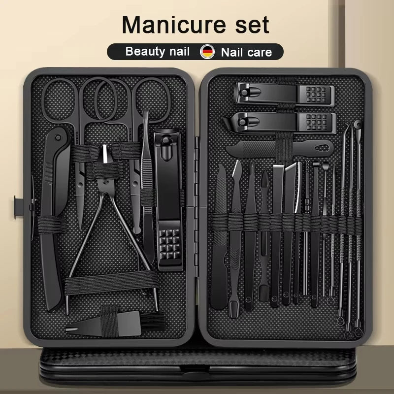 Stainless Steel Nail Clipper & Pedicure Set — Multi-Pack