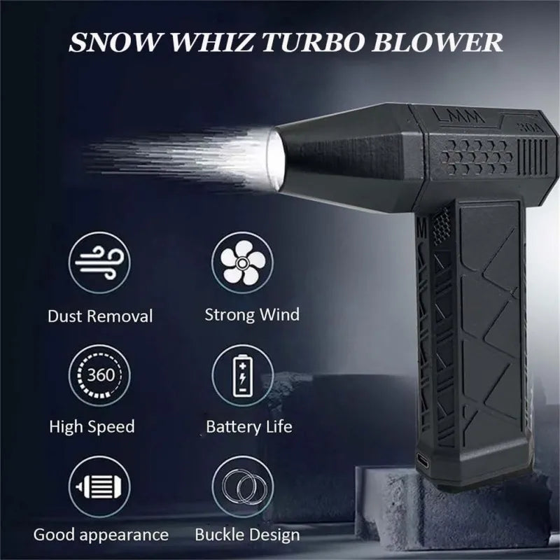 Turbo Jet Fan Blower 130,000 RPM — Brushless Motor Portable Air Duster & Dust Cleaner Tool