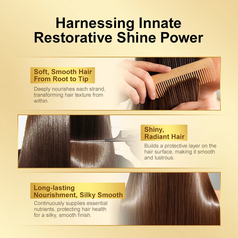 PURC Smoothing Hair Oil Shining Argan Oil Nourishing Soft Repair Damaged Frizz Hair Serum Scalp Treatment Hair Care Products