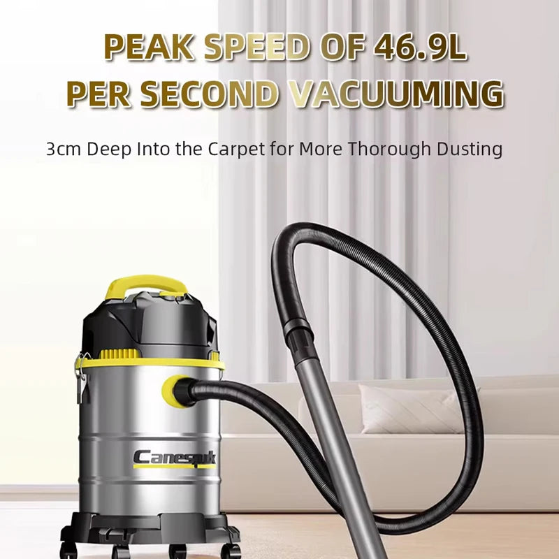 25L / 40L Wet & Dry 3-in-1 Vacuum Cleaner — High Power Commercial & Industrial Shop Vac for Car, Hotel & Home