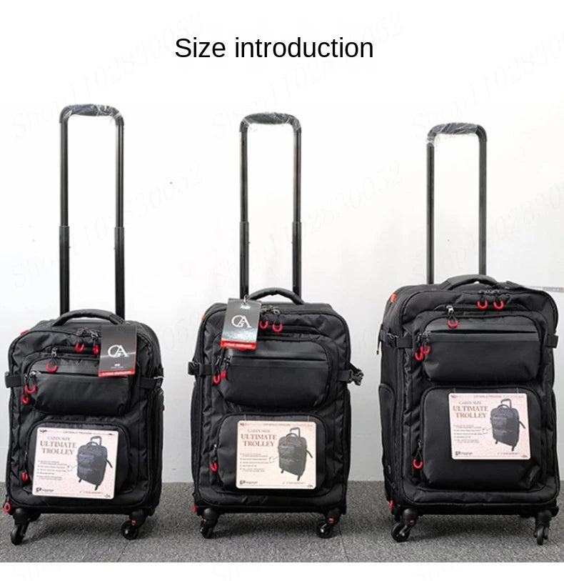Wheeled Laptop Backpack – Waterproof Cabin Travel Bag