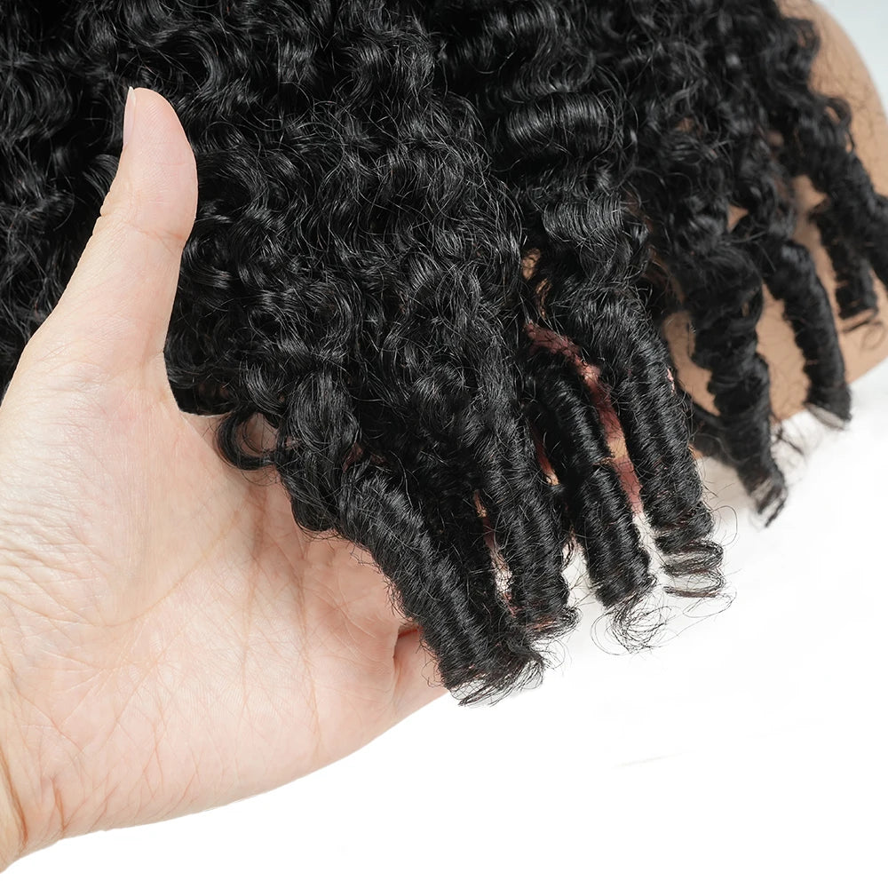 200% Density Burmese Curly Lace Front Wig | 13x4 13x6 HD Transparent Pre-Plucked Virgin Human Hair