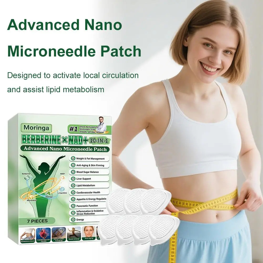 Nano Microneedle Body Patch – 7-Piece Skin Smoothing & Line Reducing Set