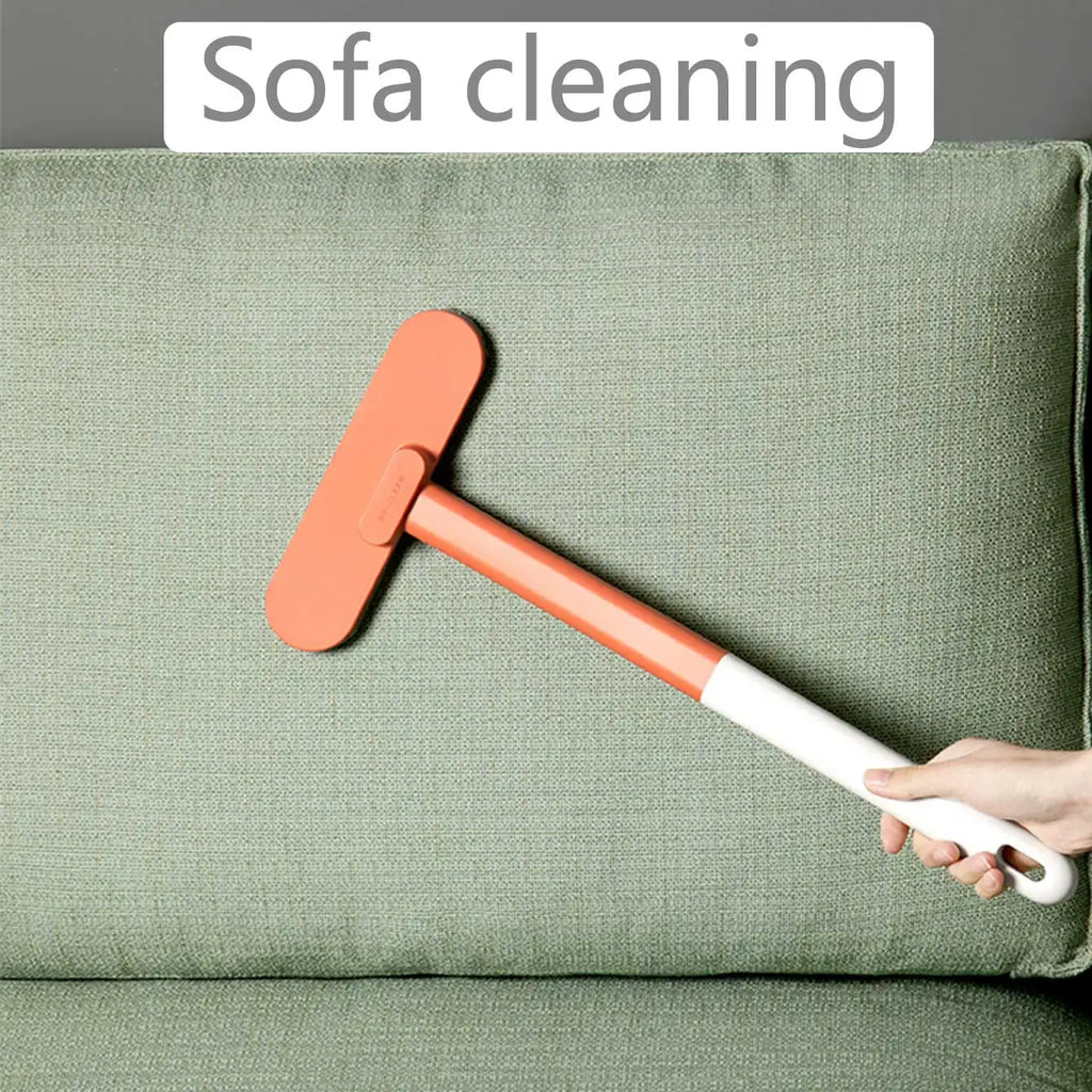 Multifunctional Long Handle Window Brush – Wet & Dry Glass, Sofa, Wall & Pet Hair Cleaning Brush