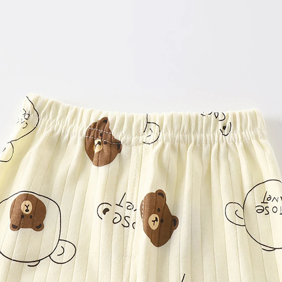 Kids' Casual Autumn Long Sleeve Cartoon Pajamas Set | Soft Comfortable Sleepwear Boys & Girls