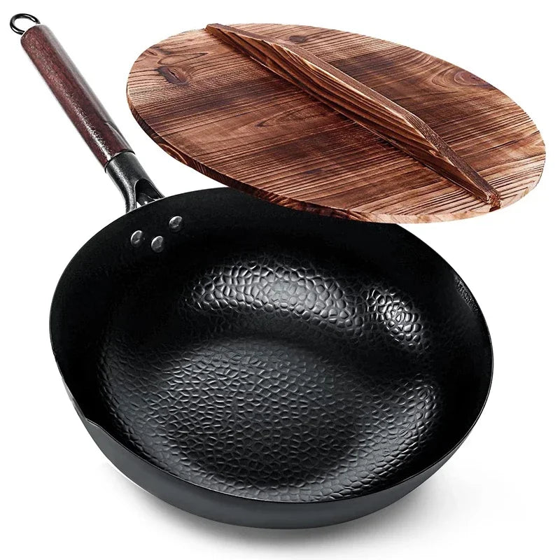 32cm Flat-Bottom Wok – Stir-Fry Pan