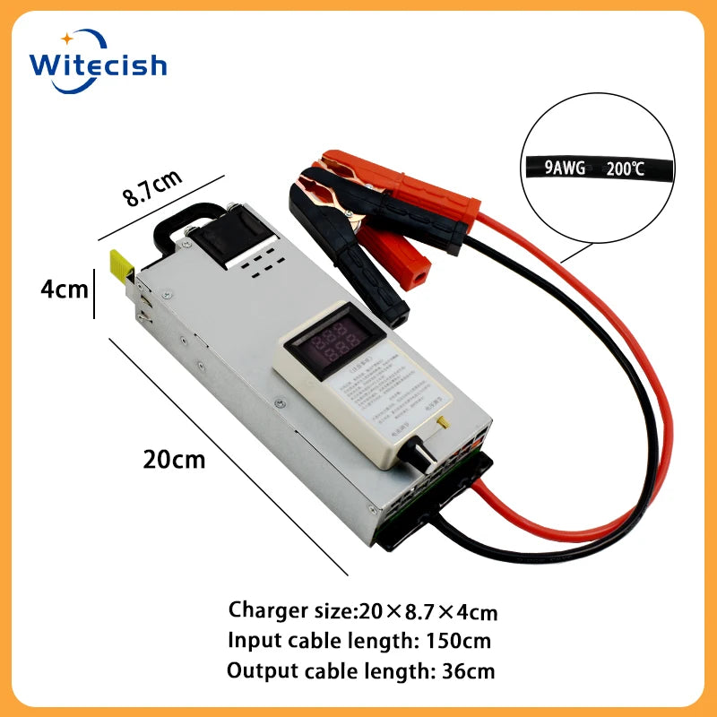 LiFePO4 Battery Charger 12V 62A — Fast Charging for Lithium Iron Phosphate Battery Banks