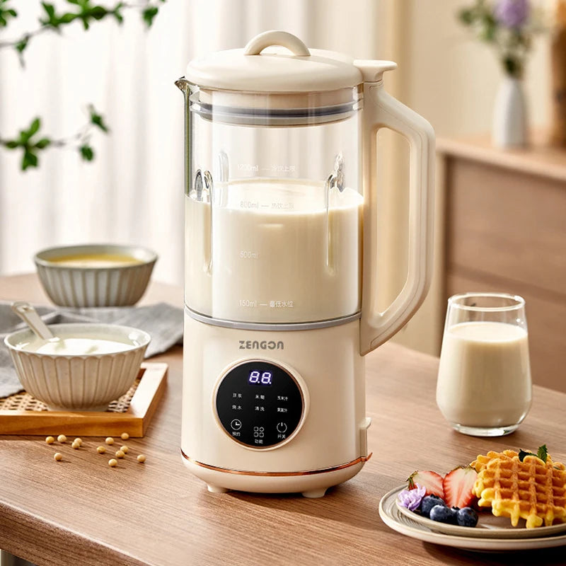 800ml Soy Milk Maker & Electric Blender – Wall-Breaking Machine for Soy Milk, Rice Paste & Breakfast Drinks