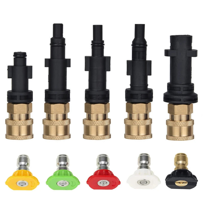 Pressure Washer Adapter – 1/4" Quick Release Connector for Karcher, Bosch, Nilfisk, LAVOR & More