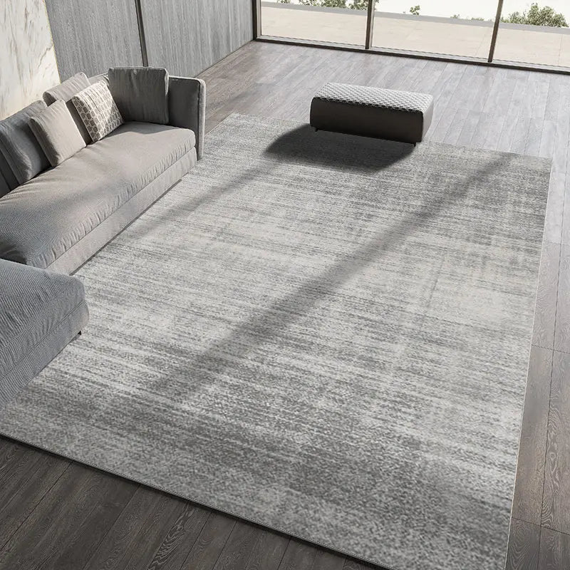 Modern Nordic Soft Lounge Rug – Washable Anti-Slip Large Area Carpet for Living Room & Bedroom, 24 Colors & 10 Sizes