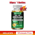 Oregano Oil & Black Seed Oil Softgels – Immune, Gut Health & Antioxidant Support, 60 or 120 Capsules