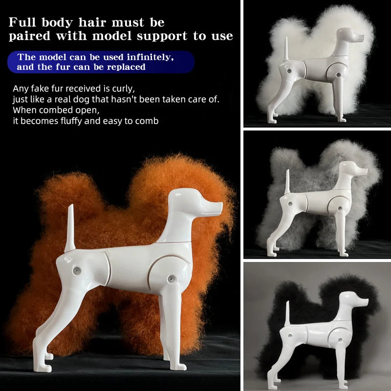 Full-Body Poodle Grooming Practice Model