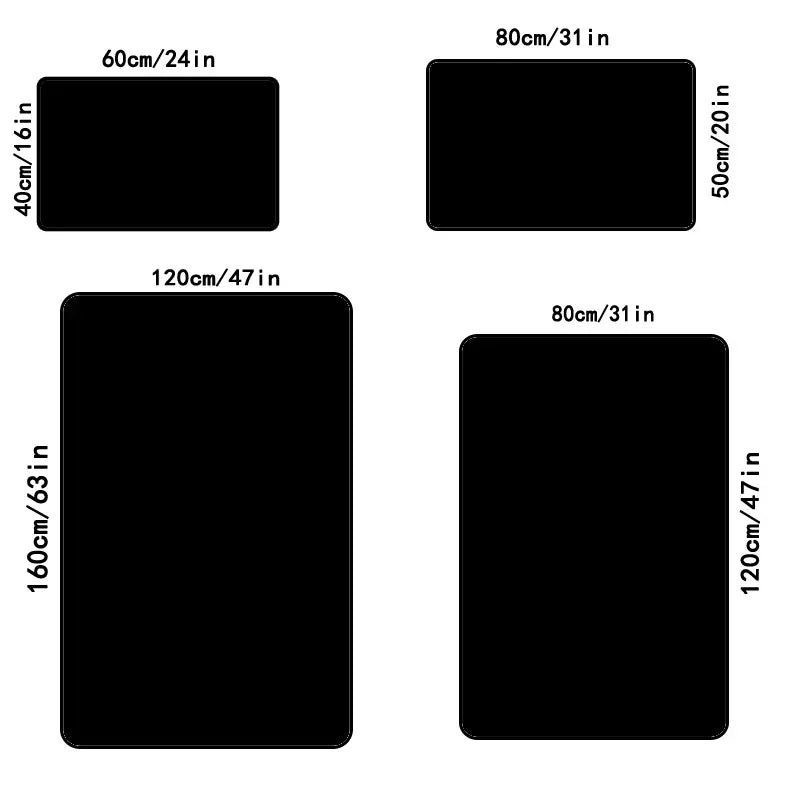 Black 8 Billiards Area Rug – Non-Slip Dirt-Resistant Carpet for Bedroom & Game Room