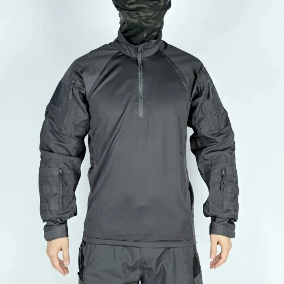 Men's Tactical Camo Combat 2-Piece Set – Waterproof Quick-Dry Hunting Training Suit