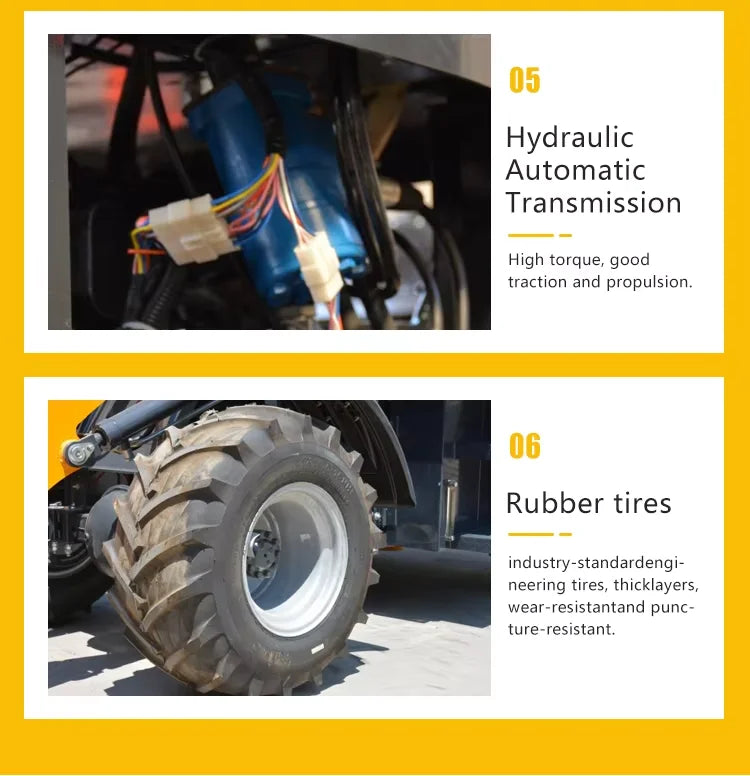 3 Ton Backhoe Loader – CE/EPA/Euro V Certified Front Loader & Digger for Farm & Construction