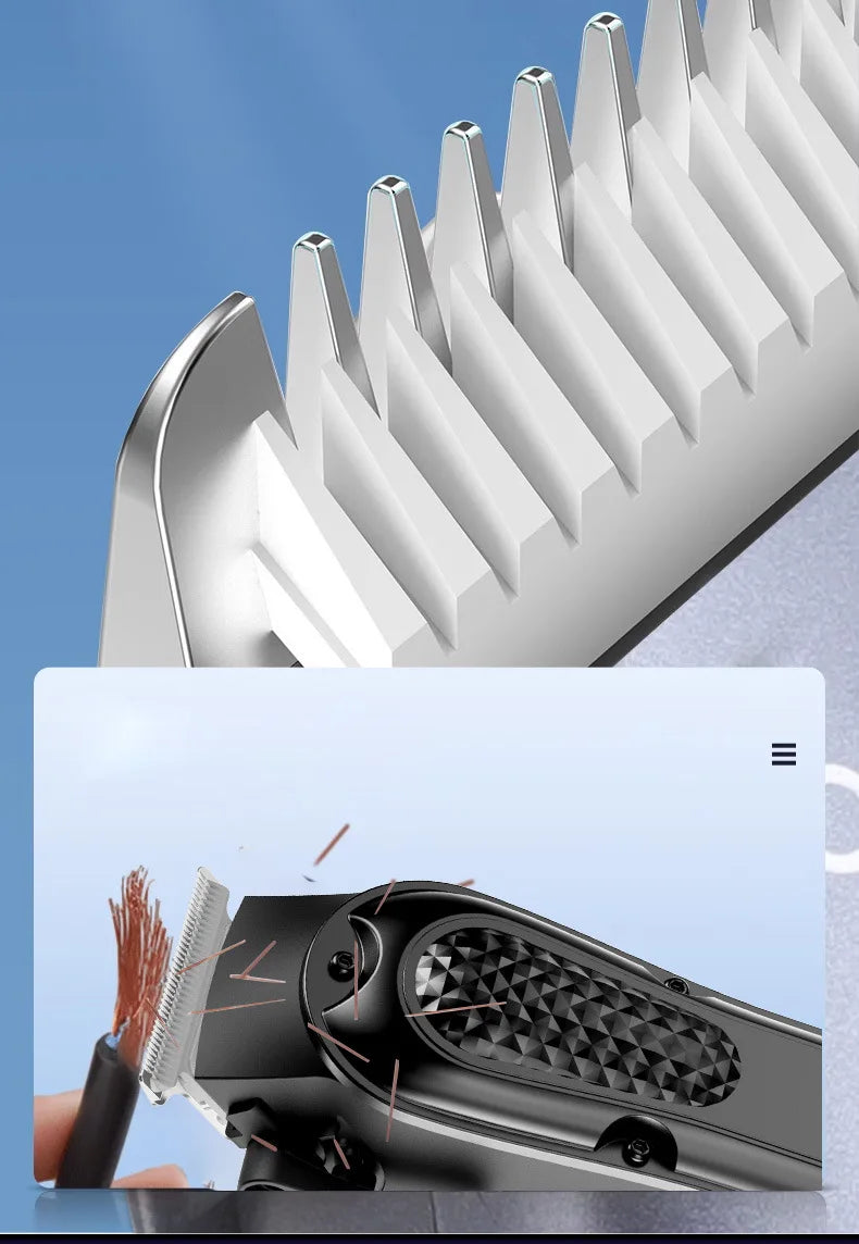 Electric Bald Head Hair Clipper & Grooming Tool – Self-Shaving Barber Machine for Home & Professional Use