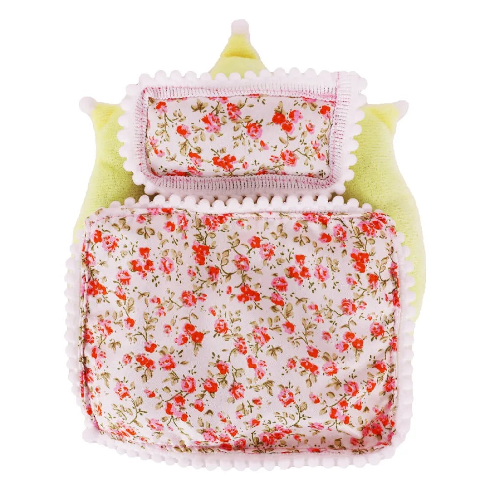Doll Pajamas with Eye Mask – 15cm & 20cm Cotton Cartoon Doll Sleep Clothes & Bathrobe