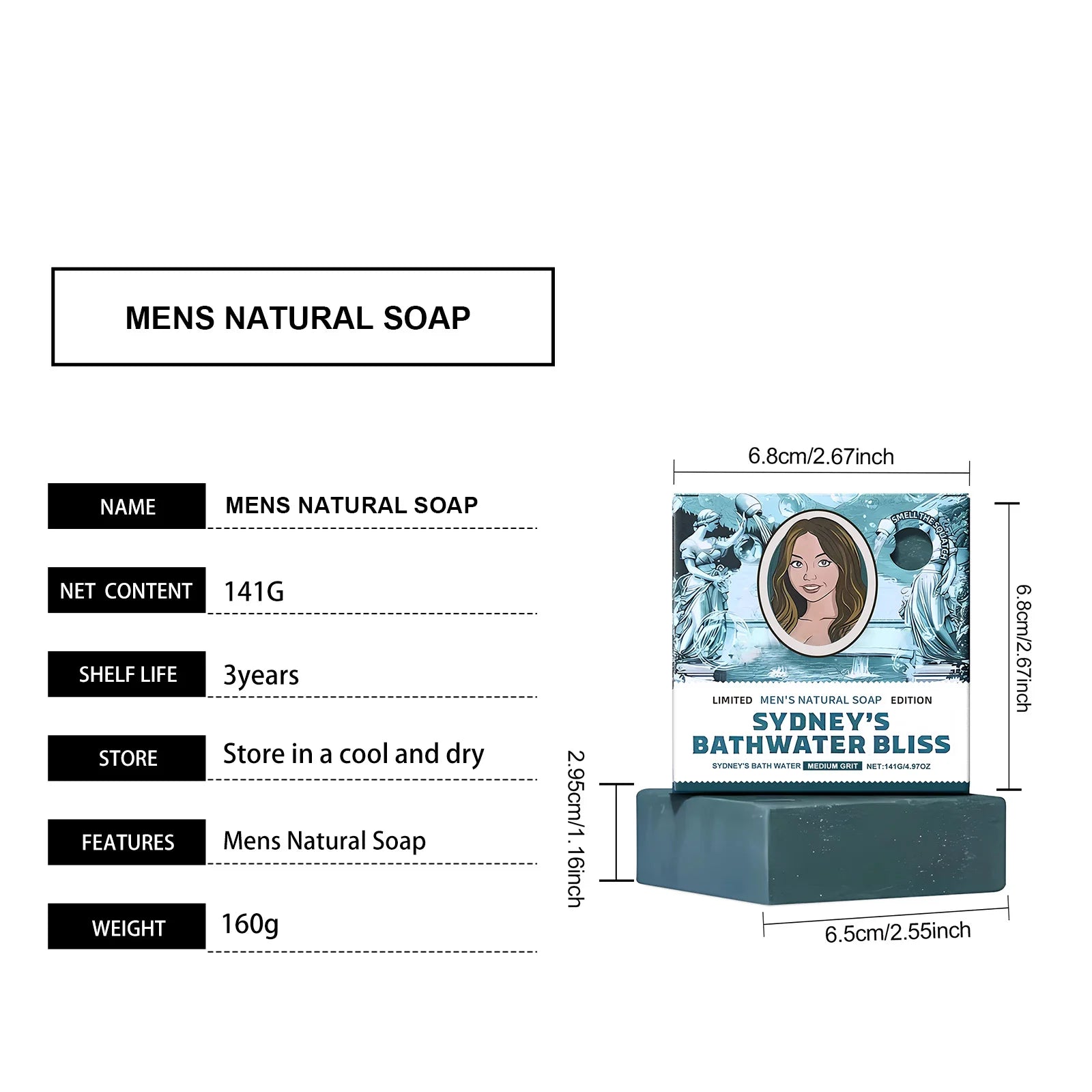 Natural Nourishing Bath Soap Bar – Deep Clean, Oil Control & Moisturizing for All Skin Types