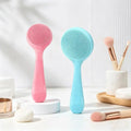 Soft Silicone Manual Facial Cleansing Brush – Gentle Exfoliation & Deep Pore Cleaning Tool