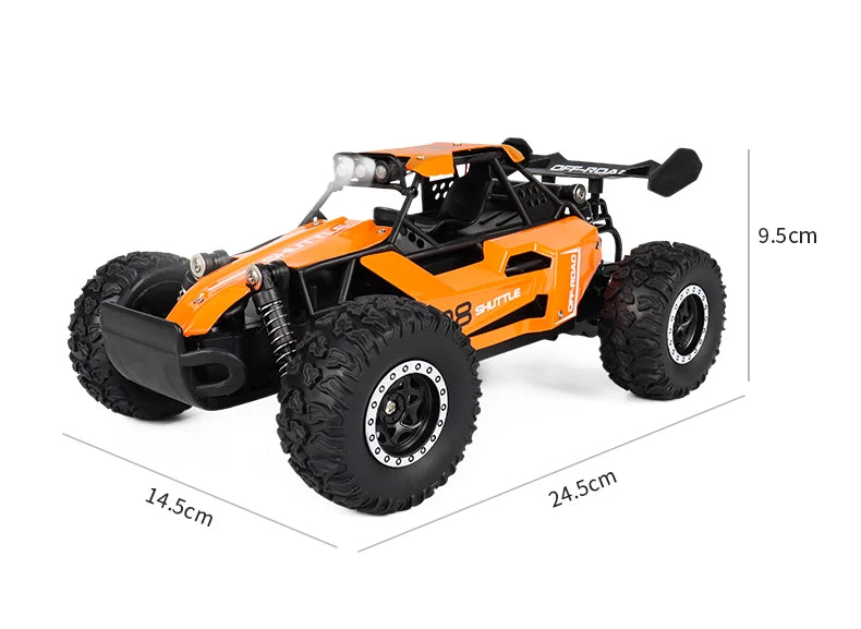 ZWN DK087 1:16 / 1:20 Scale 2WD RC Off-Road Climbing Car with LED Light