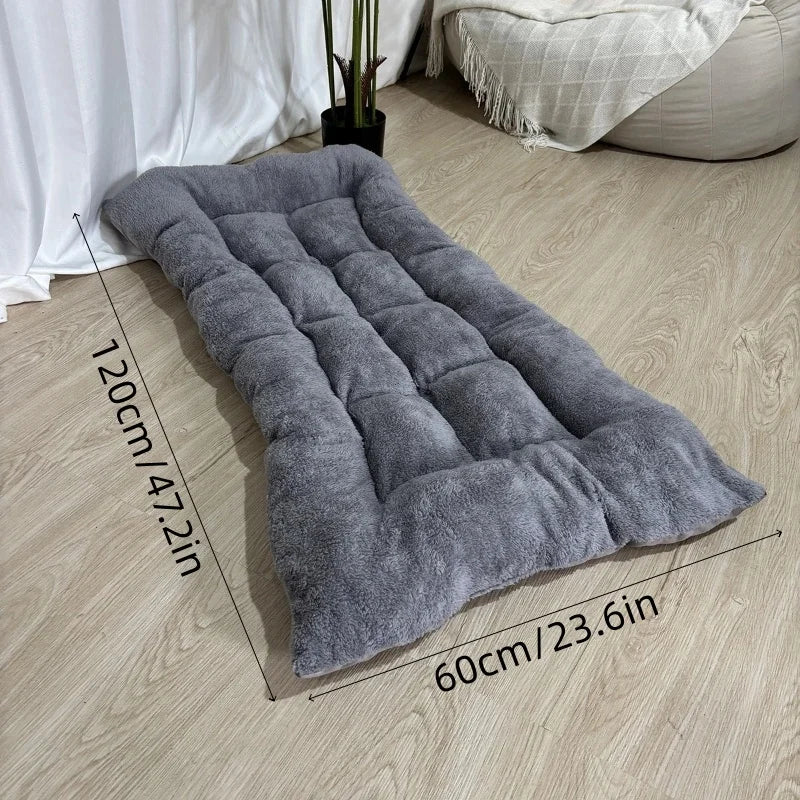 Extra Large Plush Dog Bed – Thickened Super Soft Pet Mat & Crate Liner for Small, Medium & Large Dogs