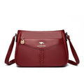 VANDERWAH Luxury PU Flap Shoulder Bag – Letter & Sequin Designer Crossbody Handbag for Women