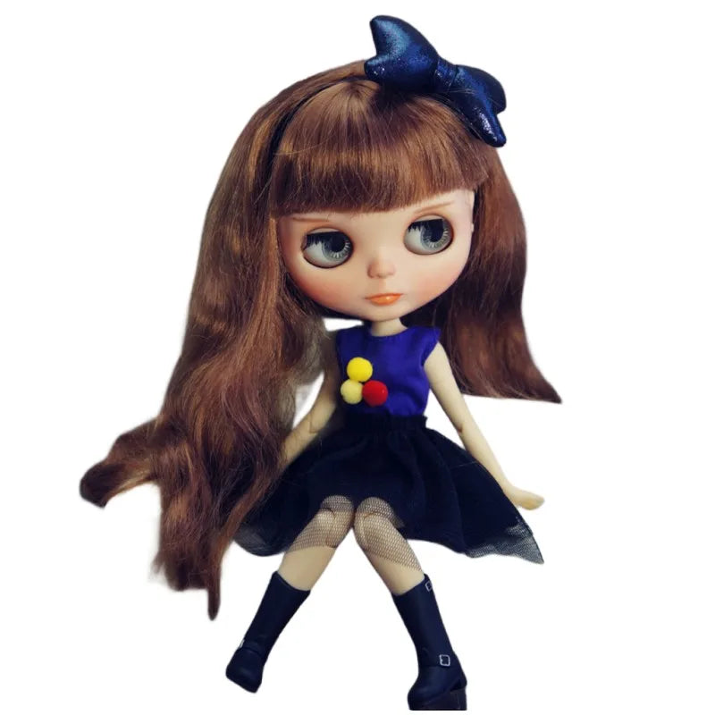1/6 Scale Luxury Doll Dress — Fashion Clothes for Blythe, Jenny & Licca Dolls