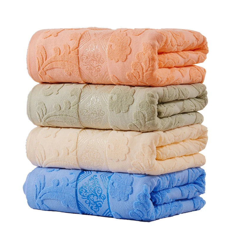 100% Cotton Summer Thread Blanket – Solid Color Towel Bedspread, Twin to Queen