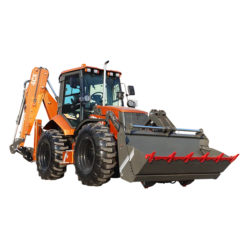 Nicosail 4-Ton 4x4 Backhoe Loader – Heavy Construction Mini Loader, Customizable