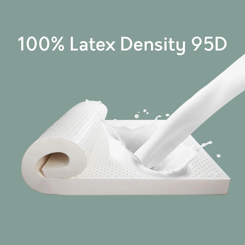100% Natural Latex Mattress – Thailand Imported, 10cm Thick, 1.2/1.5/1.8m Sizes
