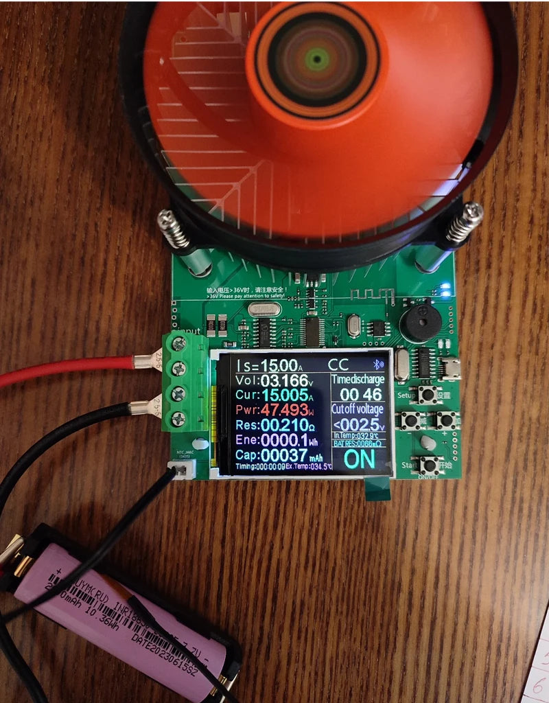 150W 25A Battery Capacity Tester – DC USB Electronic Load & Lithium Discharge Monitor with PC App