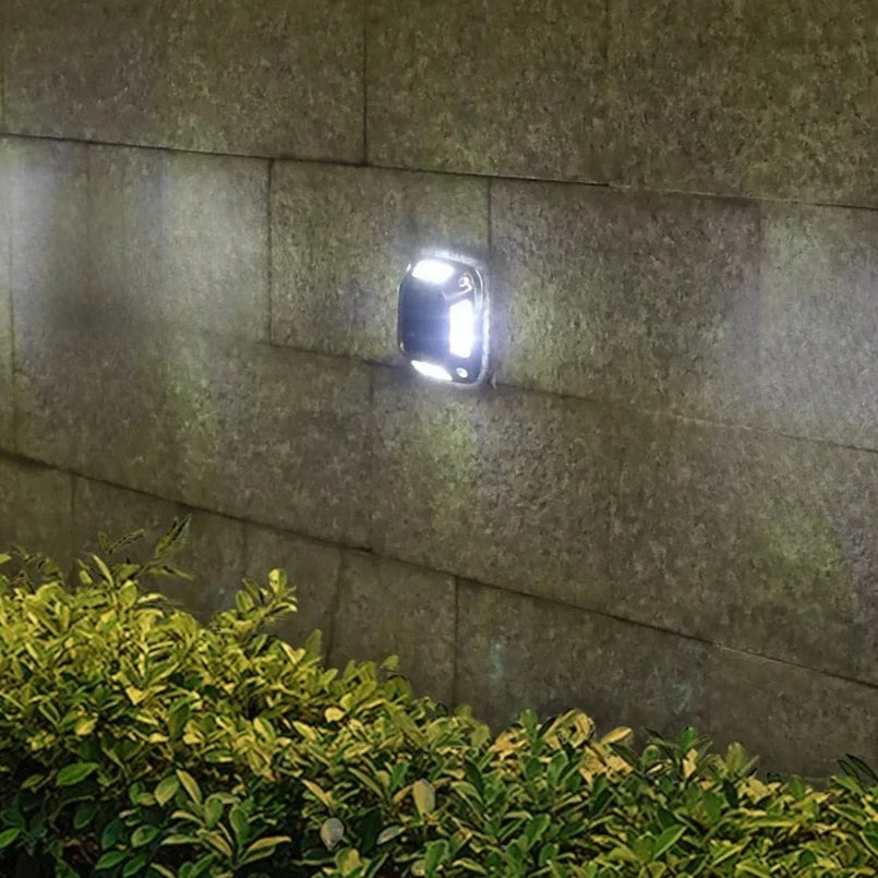 Solar Ground Garden Light — 8 LED Waterproof Warm Light Driveway Marker Lamp