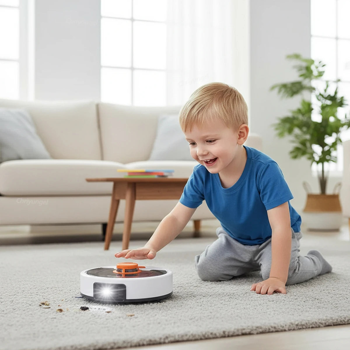 Kids Electric Vacuum Cleaner Toy Set – Simulation Housekeeping Role Play Educational Toy for Toddlers