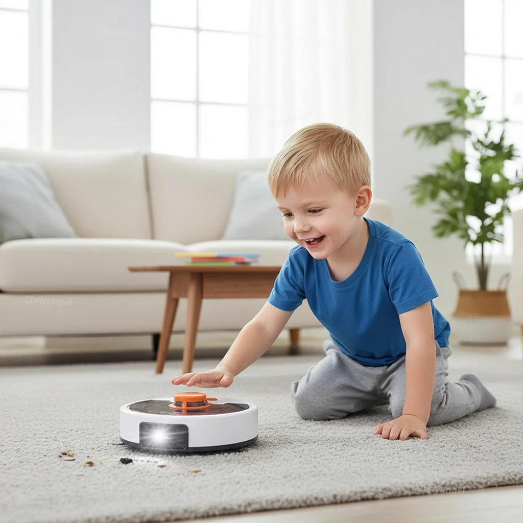 Kids Electric Vacuum Cleaner Toy Set – Simulation Housekeeping Role Play Educational Toy for Toddlers